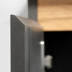 Garnero Arredamenti Parete attrezzata 175x148h cm rovere antracite Siviglia Gihome® Best