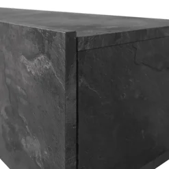 Garnero Arredamenti Parete attrezzata 270x176h cm soggiorno nero Emotion Gihome® Ossido Best