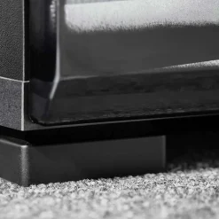 Garnero Arredamenti Parete attrezzata 260x150h cm soggiorno moderna nero opaco-lucido Dana Gihome® Clearance