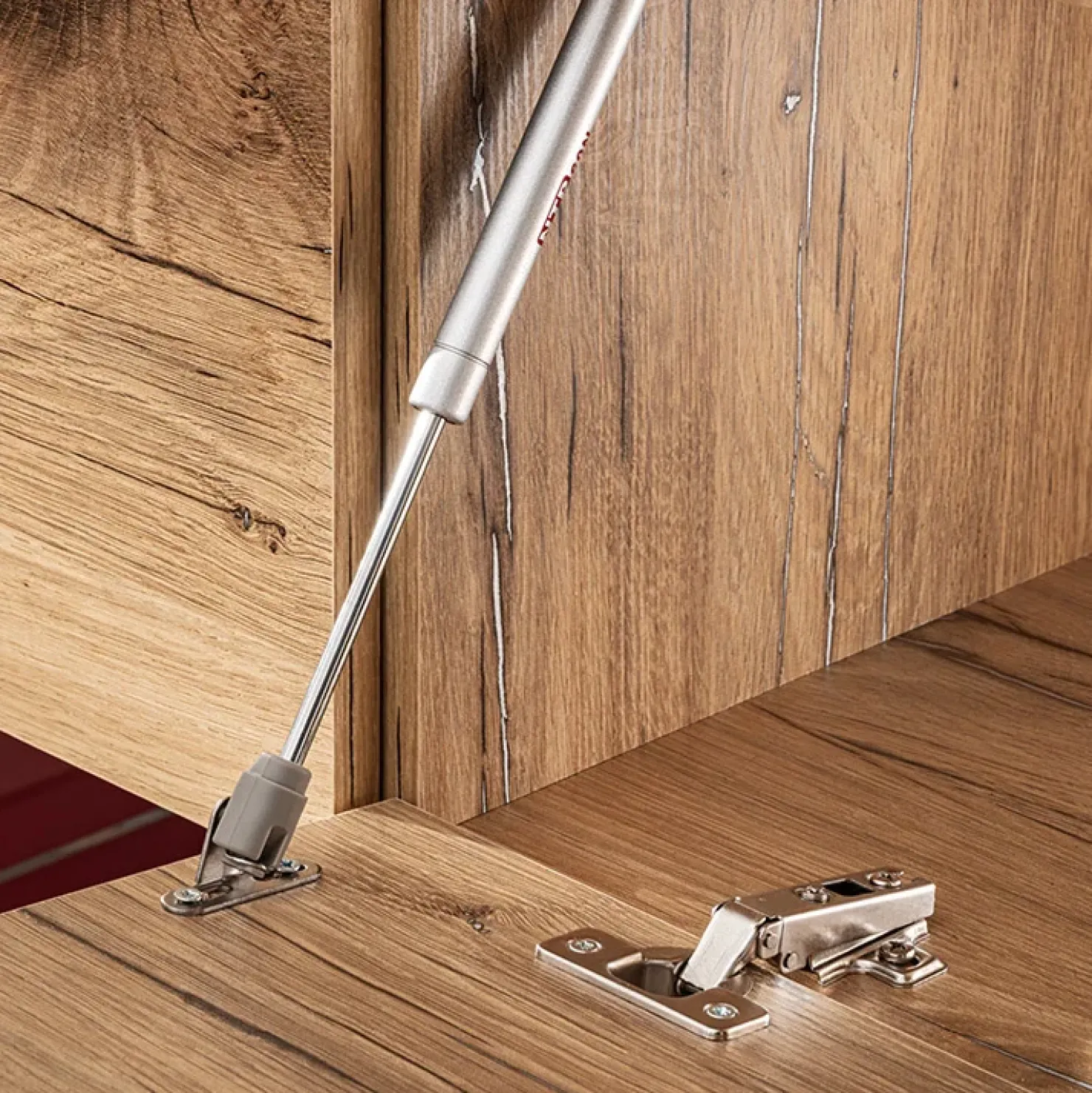 Garnero Arredamenti Parete attrezzata 210x162h cm soggiorno con led blu scuro rovere Feola Clearance