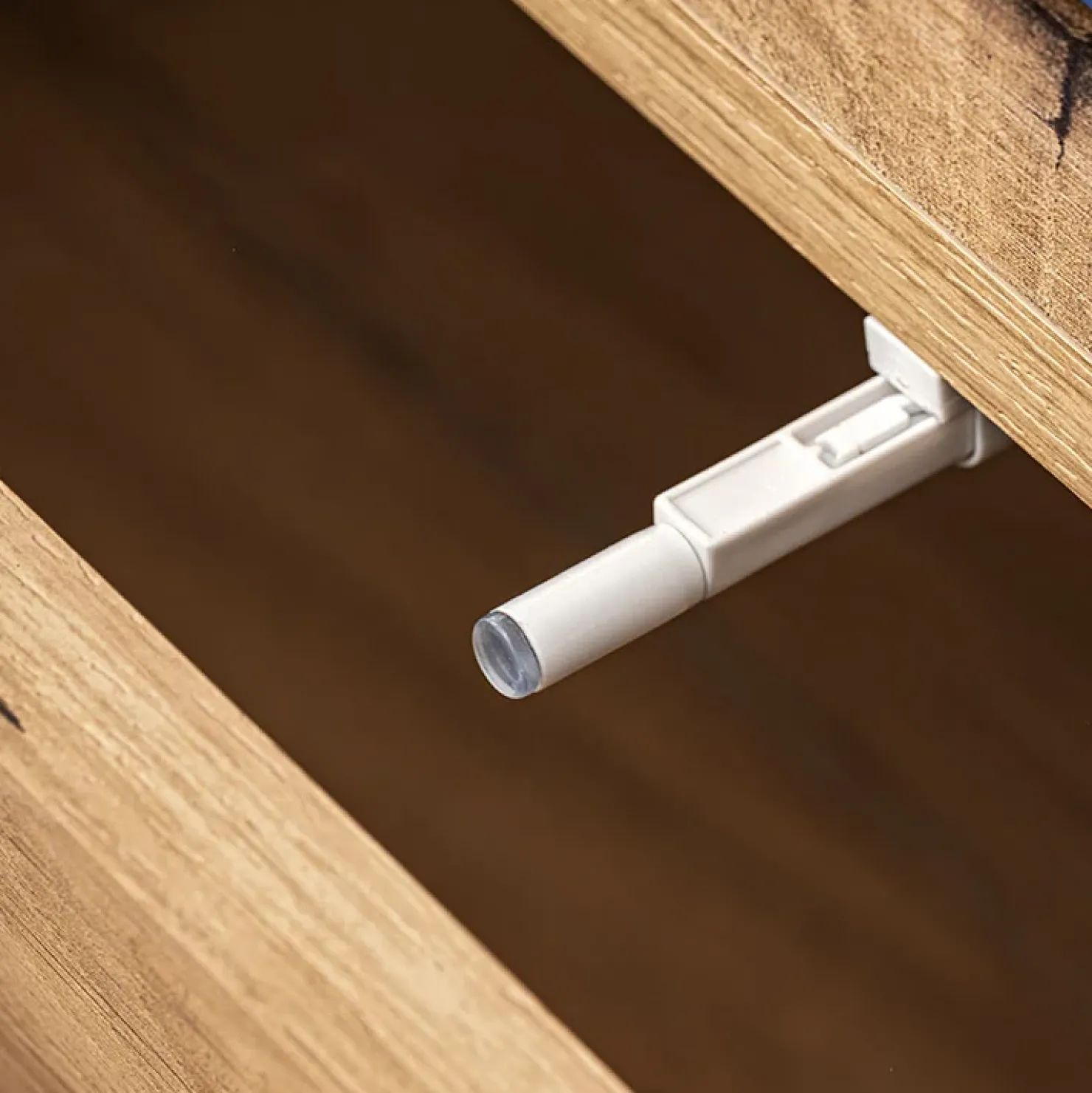 Garnero Arredamenti Parete attrezzata 210x162h cm soggiorno con led blu scuro rovere Feola Clearance