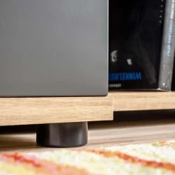 Garnero Arredamenti Parete attrezzata 240x150h cm soggiorno rovere antracite Oviedo Gihome® Antracite - Rovere Online