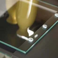 Garnero Arredamenti Parete attrezzata 240x150h cm soggiorno rovere antracite Oviedo Gihome® Antracite - Rovere Online