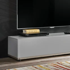 Garnero Arredamenti Parete attrezzata 240x150h cm soggiorno quercia grigio Oviedo Gihome® Grigio - Rovere Sale