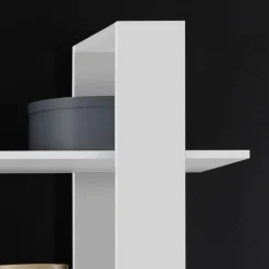 Garnero Arredamenti Parete attrezzata 259x175h cm soggiorno bianco lucido Steppi 4 Discount