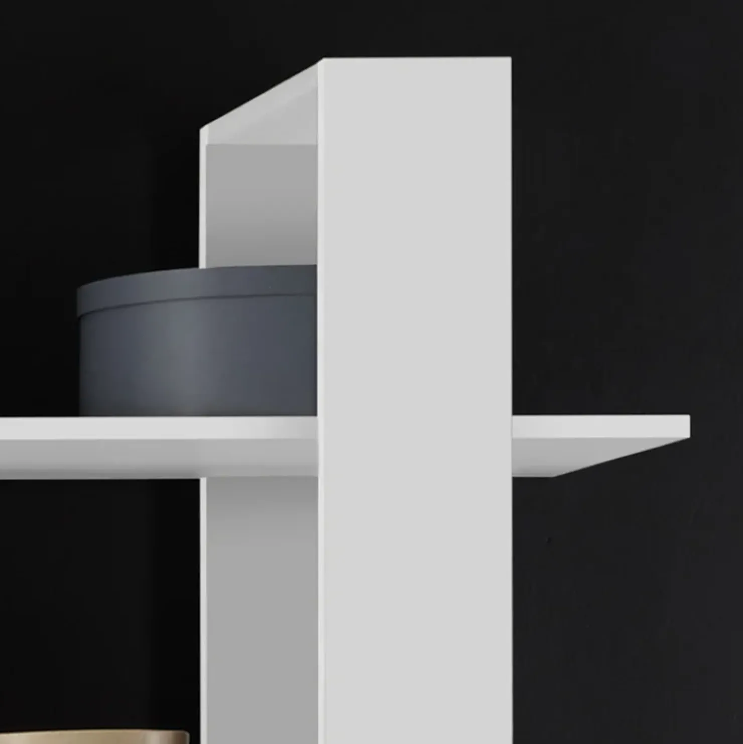 Garnero Arredamenti Parete attrezzata 259x175h cm soggiorno bianco lucido Steppi 4 Discount