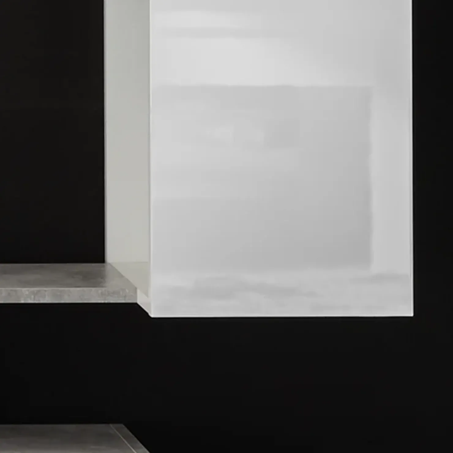 Garnero Arredamenti Parete attrezzata 259x175h cm soggiorno bianco lucido Steppi 4 Discount