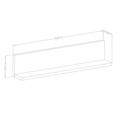 Garnero Arredamenti Parete attrezzata 219x205h cm soggiorno Megan Gihome® Nero Opaco Best