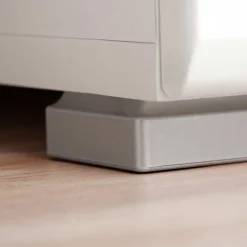 Garnero Arredamenti Parete attrezzata 310x190h cm soggiorno pino nero York Gihome® Bianco Lucido Hot