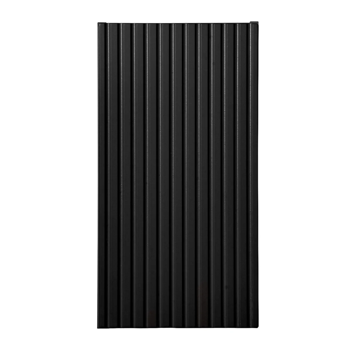 Garnero Arredamenti Pensile bagno sospeso 30x57h cm cannettato 1 anta Cleany Nero New