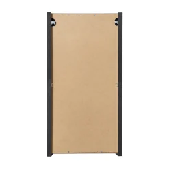 Garnero Arredamenti Pensile bagno sospeso 30x57h cm cannettato 1 anta Cleany Nero New