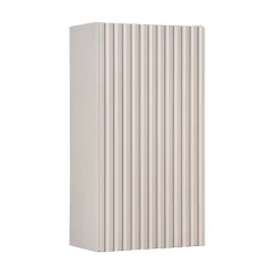 Garnero Arredamenti Pensile bagno sospeso 30x57h cm cannettato 1 anta Cleany Beige Discount