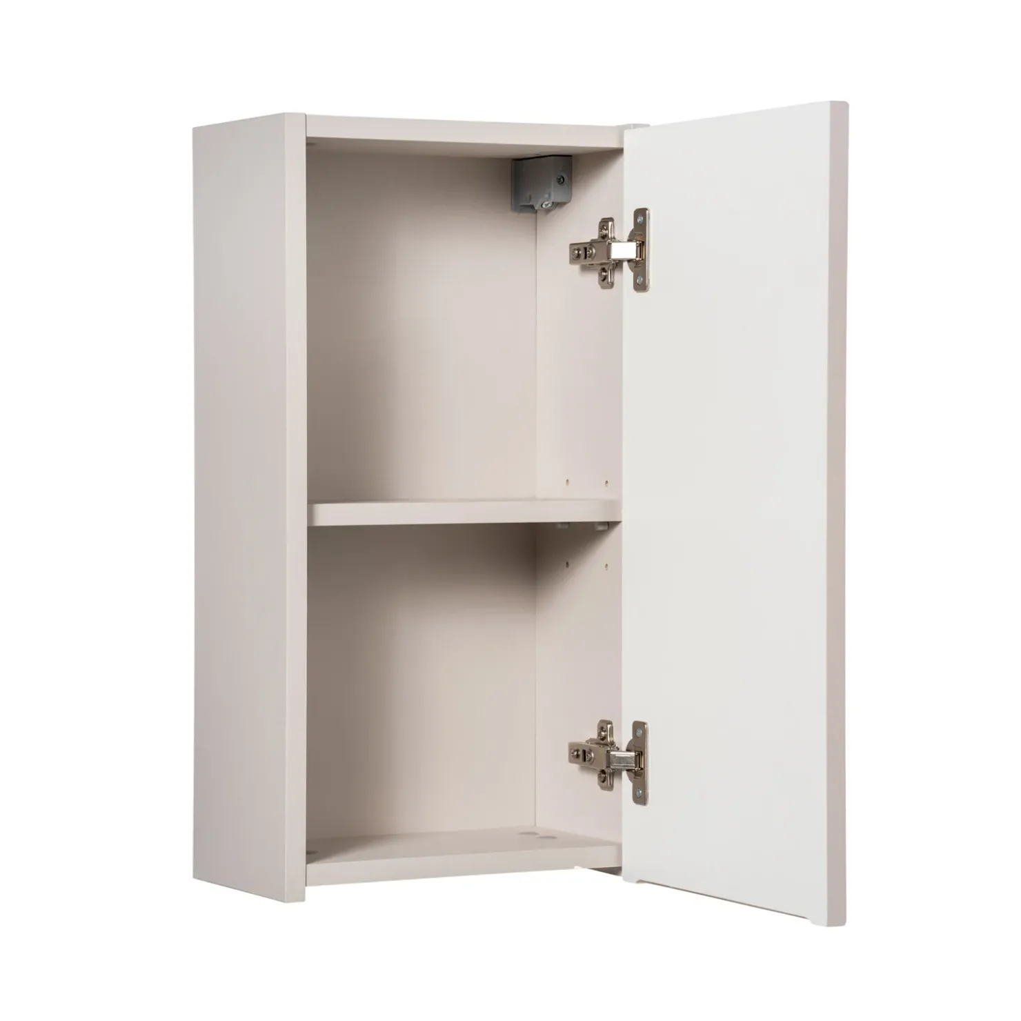 Garnero Arredamenti Pensile bagno sospeso 30x57h cm cannettato 1 anta Cleany Beige Discount