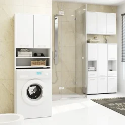 Garnero Arredamenti Pensile bagno sospeso 60x60h cm 2 ante bianco Woters Bianco Opaco New