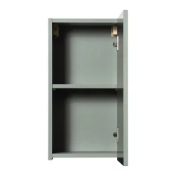 Garnero Arredamenti Pensile bagno sospeso 30x57h cm cannettato 1 anta verde salvia Greeny Best