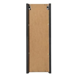 Garnero Arredamenti Pensile bagno sospeso 20x57h cm cannettato 1 anta Cleany Nero Clearance