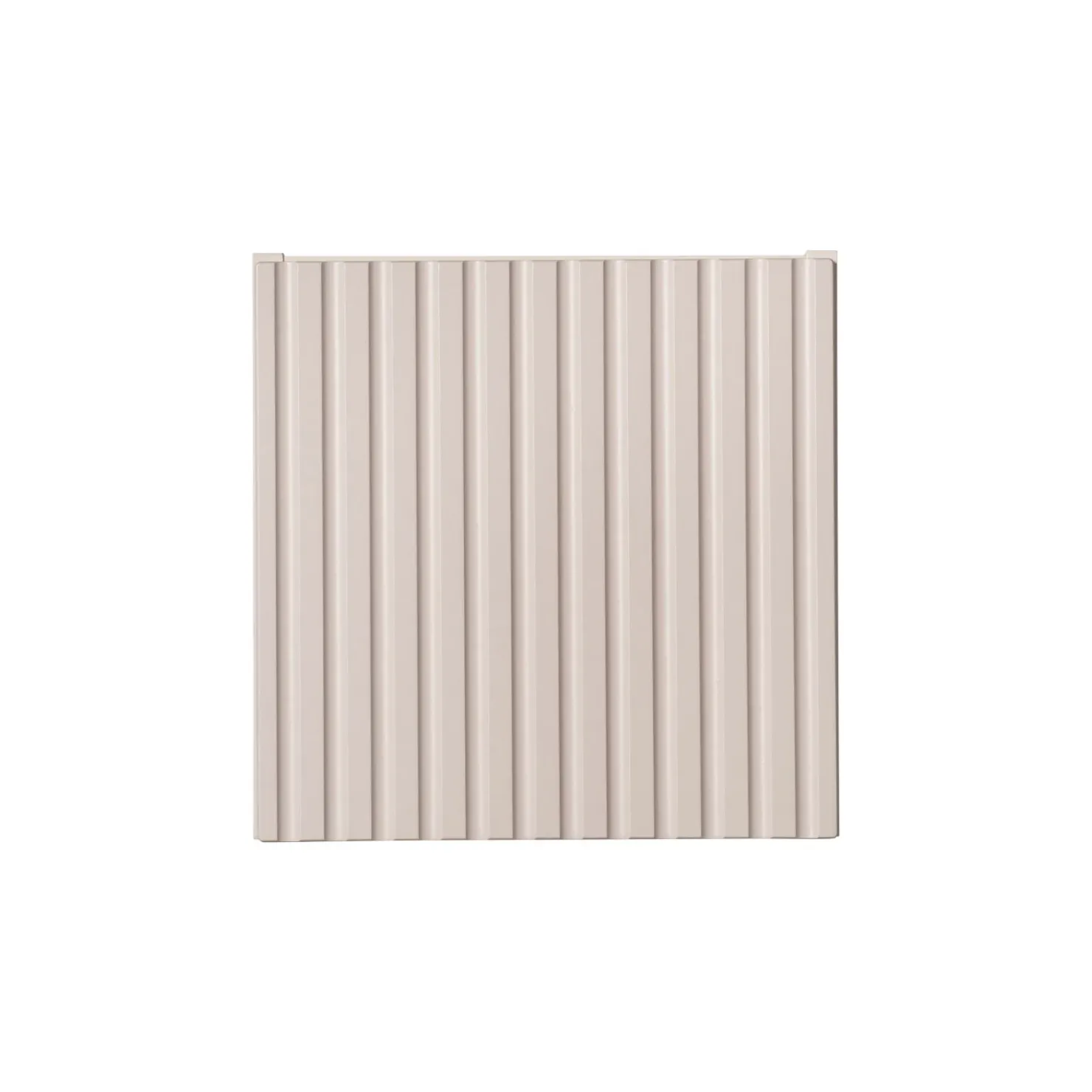 Garnero Arredamenti Pensile cubo bagno sospeso 30x30h cm cannettato 1 anta Cleany Beige New
