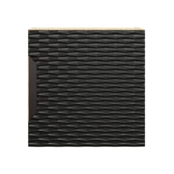Garnero Arredamenti Pensile cubo bagno sospeso 35x35h cm 1 anta nero rovere Swim Nero - Rovere New