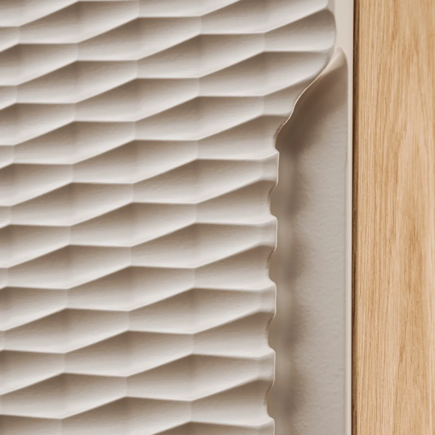 Garnero Arredamenti Pensile cubo bagno sospeso 35x35h cm 1 anta beige rovere Swim Beige - Rovere Hot