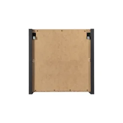 Garnero Arredamenti Pensile cubo bagno sospeso 30x30h cm cannettato 1 anta Cleany Nero New