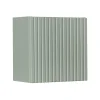 Garnero Arredamenti Pensile cubo bagno sospeso 30x30h cm cannettato 1 anta verde salvia Greeny New