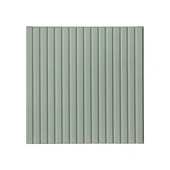 Garnero Arredamenti Pensile cubo bagno sospeso 30x30h cm cannettato 1 anta verde salvia Greeny New