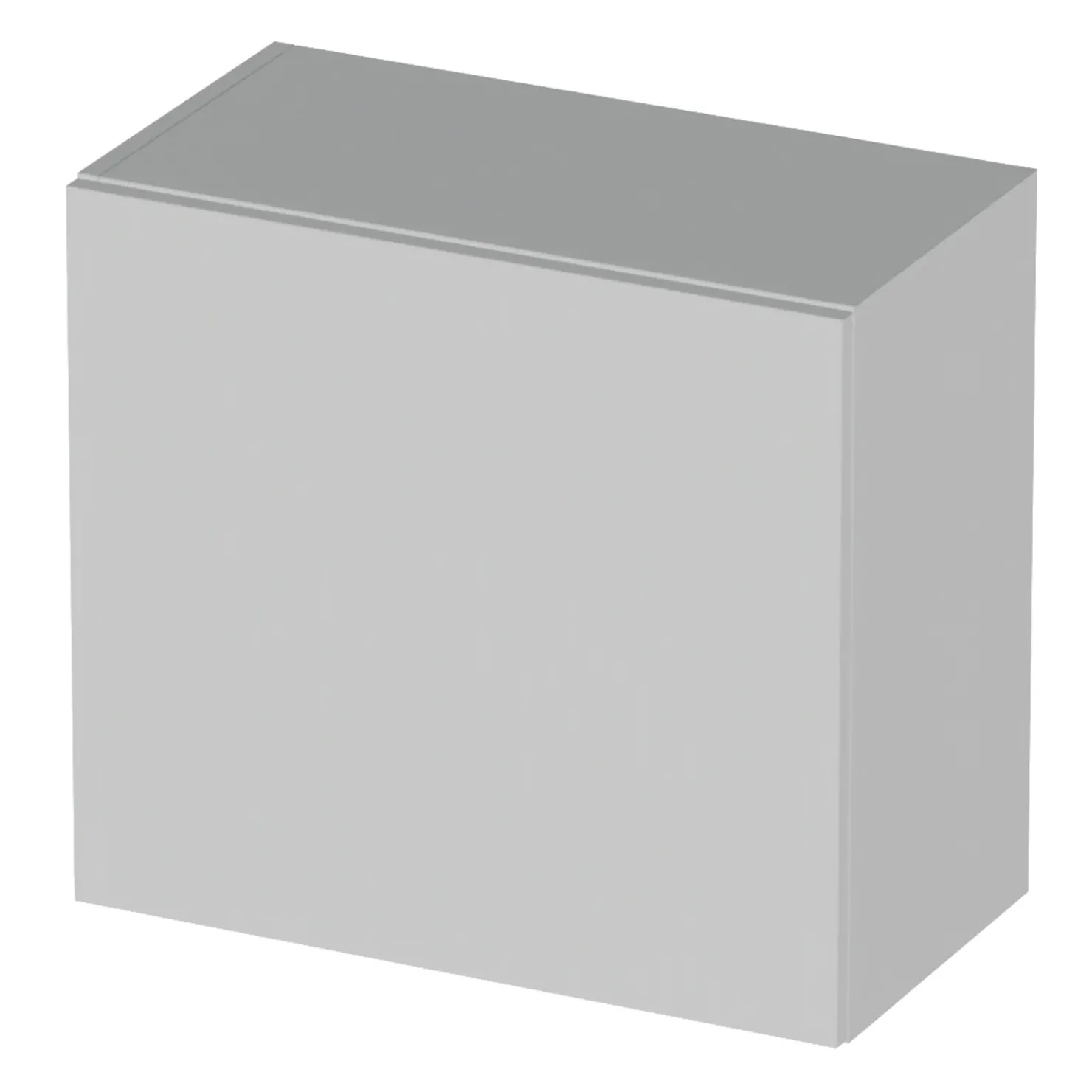 Garnero Arredamenti Pensile cubo sospeso bagno 55x50h cm 1 anta reversibile Sunset Grigio chiaro Clearance