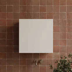 Garnero Arredamenti Pensile cubo sospeso bagno 55x50h cm 1 anta reversibile Sunset Beige Discount