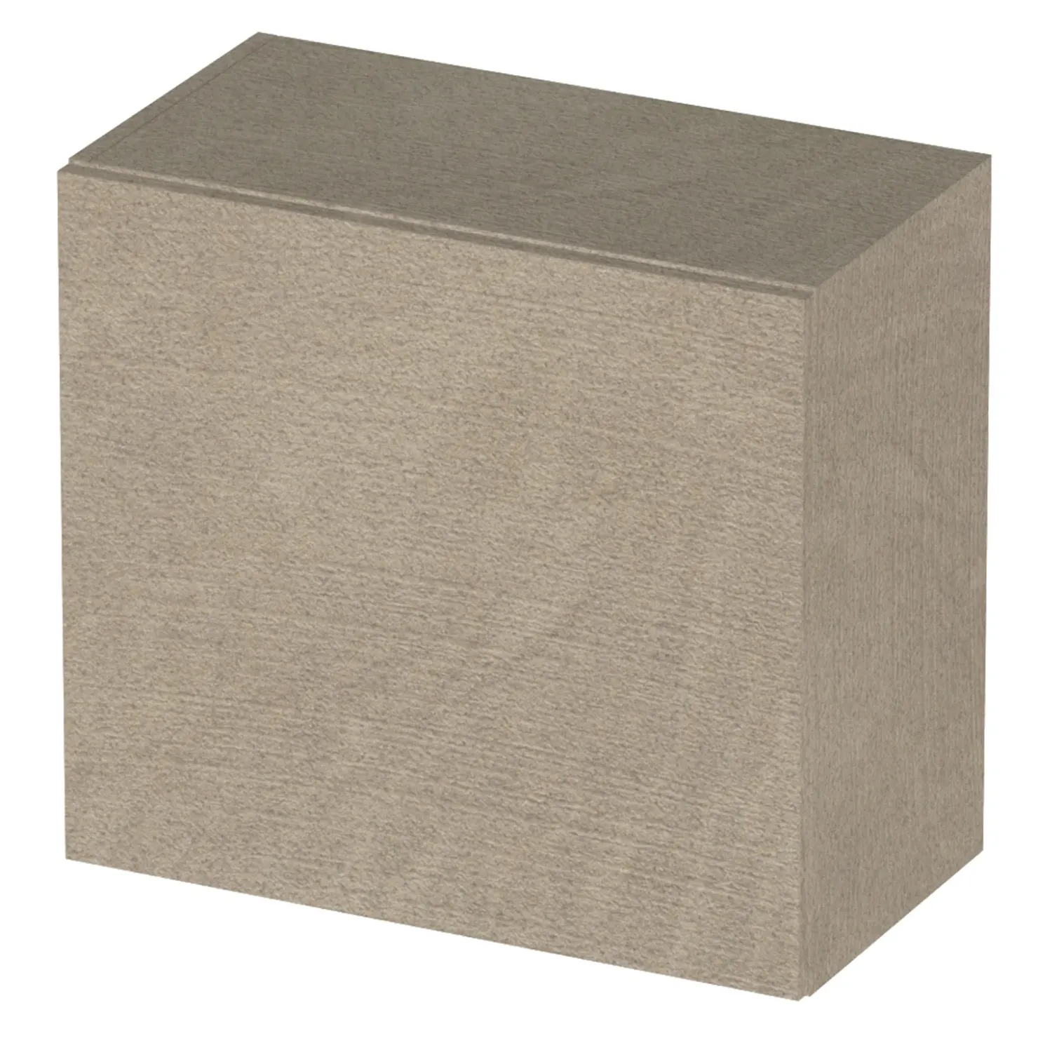 Garnero Arredamenti Pensile cubo sospeso bagno 55x50h cm1 anta reversibile Sunset Tortora Clearance