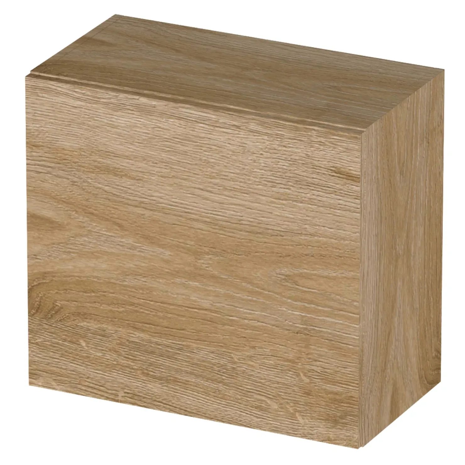 Garnero Arredamenti Pensile cubo sospeso bagno 55x50h cm 1 anta reversibile chiaro Sunset Rovere Online