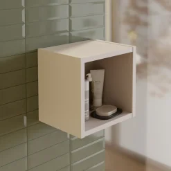 Garnero Arredamenti Pensile cubo 27x28h cm Corallo Beige Hot