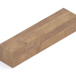 Garnero Arredamenti Pensile orizzontale 138x29h cm 1 anta reversibile moderno rovere scuro Sunset Noce Sale