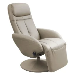 Garnero Arredamenti Poltrona cappuccino imbottita in ecopelle reclinabile Nina Tortora Sale