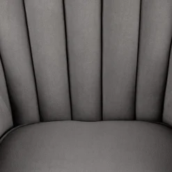 Garnero Arredamenti Poltrona classica relax imbottita in velluto grigio Mazia Tessuto Velluto Grigio Discount