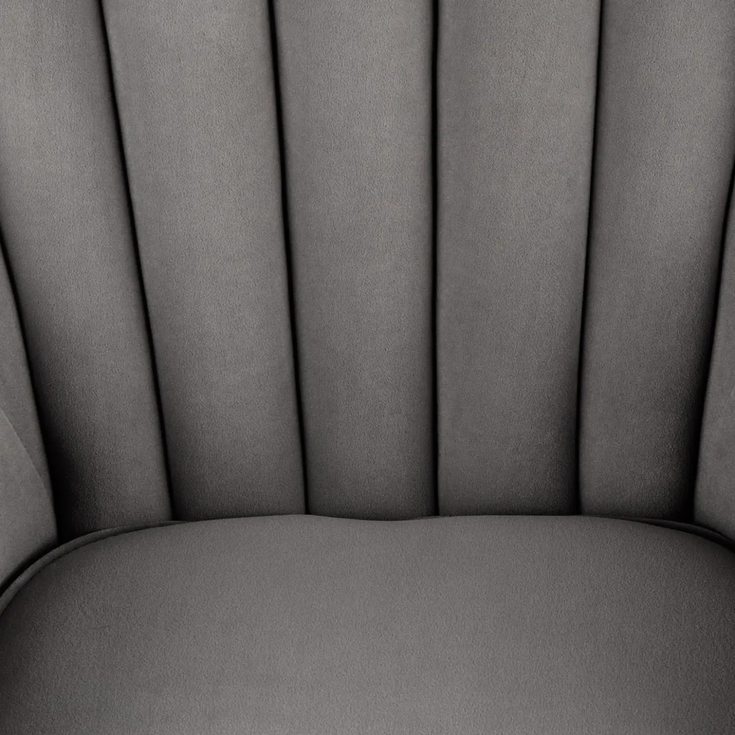 Garnero Arredamenti Poltrona classica relax imbottita in velluto grigio Mazia Tessuto Velluto Grigio Discount
