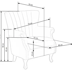 Garnero Arredamenti Poltrona classica relax imbottita in velluto grigio Mazia Tessuto Velluto Grigio Discount