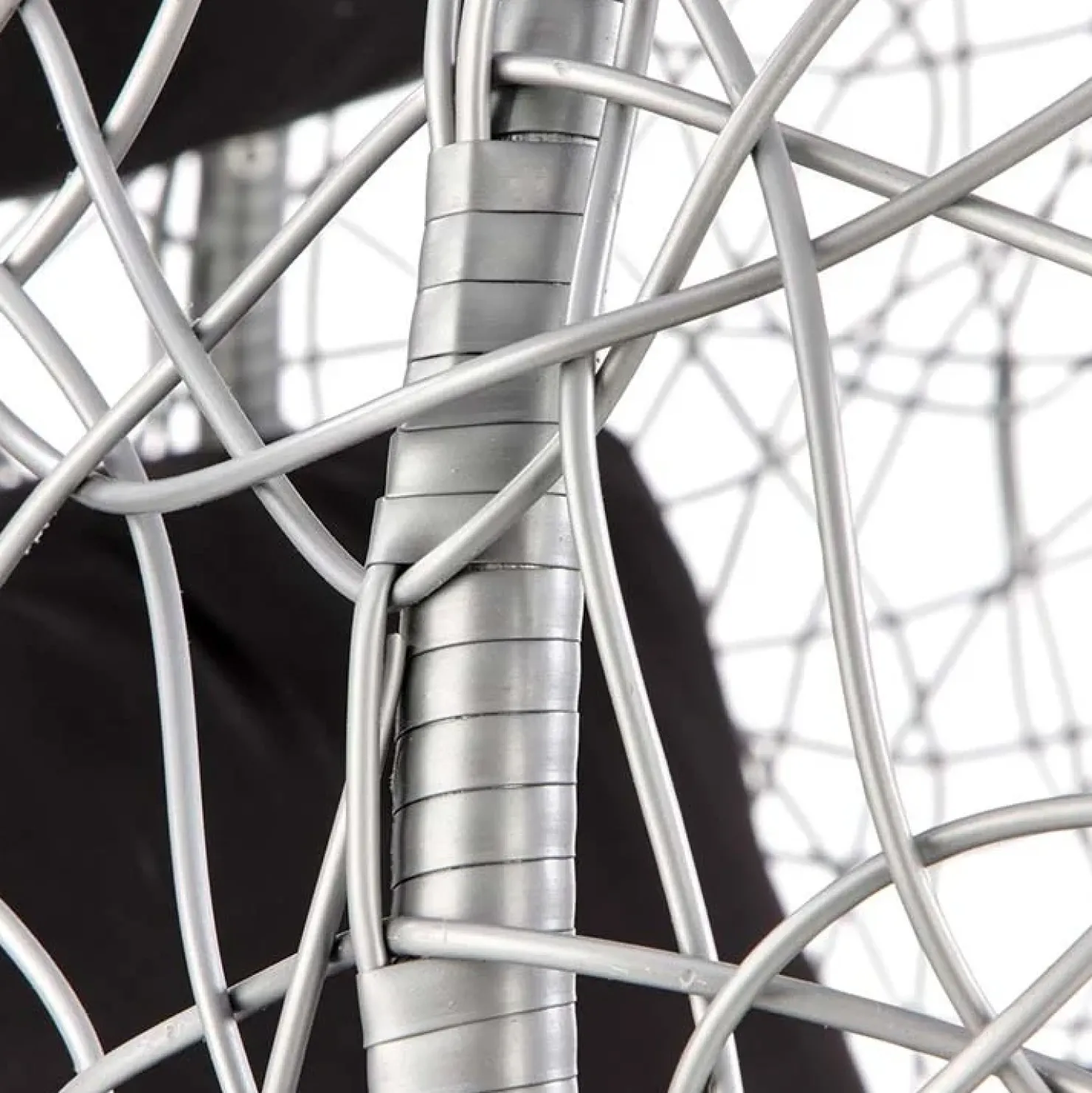 Garnero Arredamenti Poltrona da giardino a dondolo sospesa rattan grigio Seychelles New