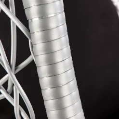 Garnero Arredamenti Poltrona da giardino a dondolo sospesa rattan grigio Seychelles New