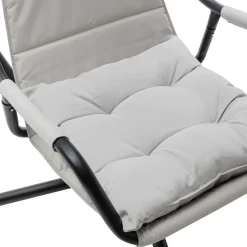 Garnero Arredamenti Poltrona da giardino a dondolo sospesa 103x212h cm nero grigio Onda Online