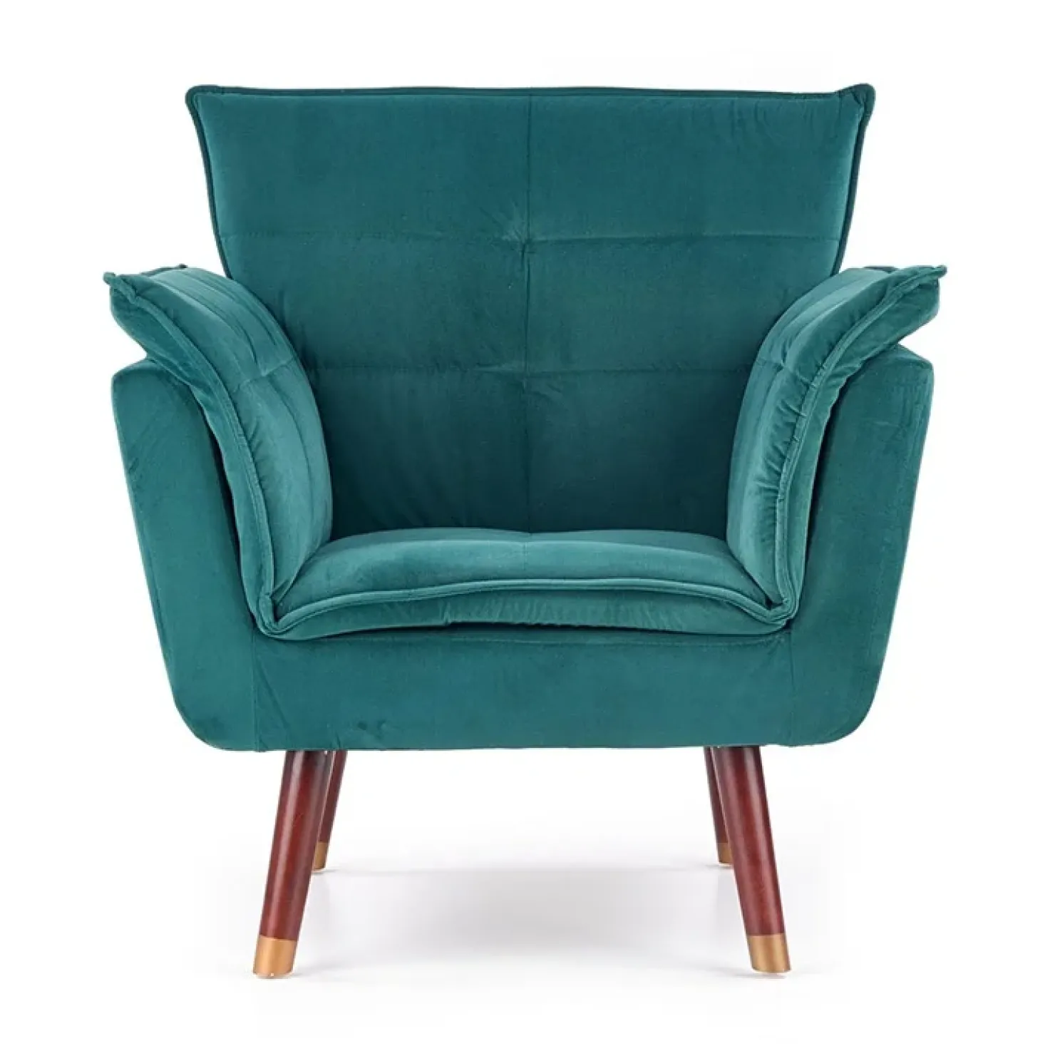 Garnero Arredamenti Poltrona design imbottita verde Eugenia Gihome® Outlet