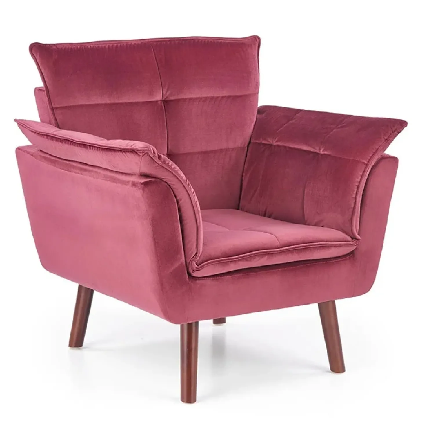 Garnero Arredamenti Poltrona design imbottita bordeaux Eugenia Gihome® Hot