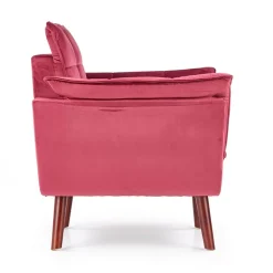 Garnero Arredamenti Poltrona design imbottita bordeaux Eugenia Gihome® Hot