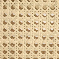 Garnero Arredamenti Poltrona design soggiorno in rattan naturale beige nero Niceto Clearance