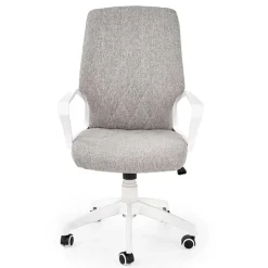 Garnero Arredamenti Poltrona design ufficio in tessuto beige bianco Nikki Hot