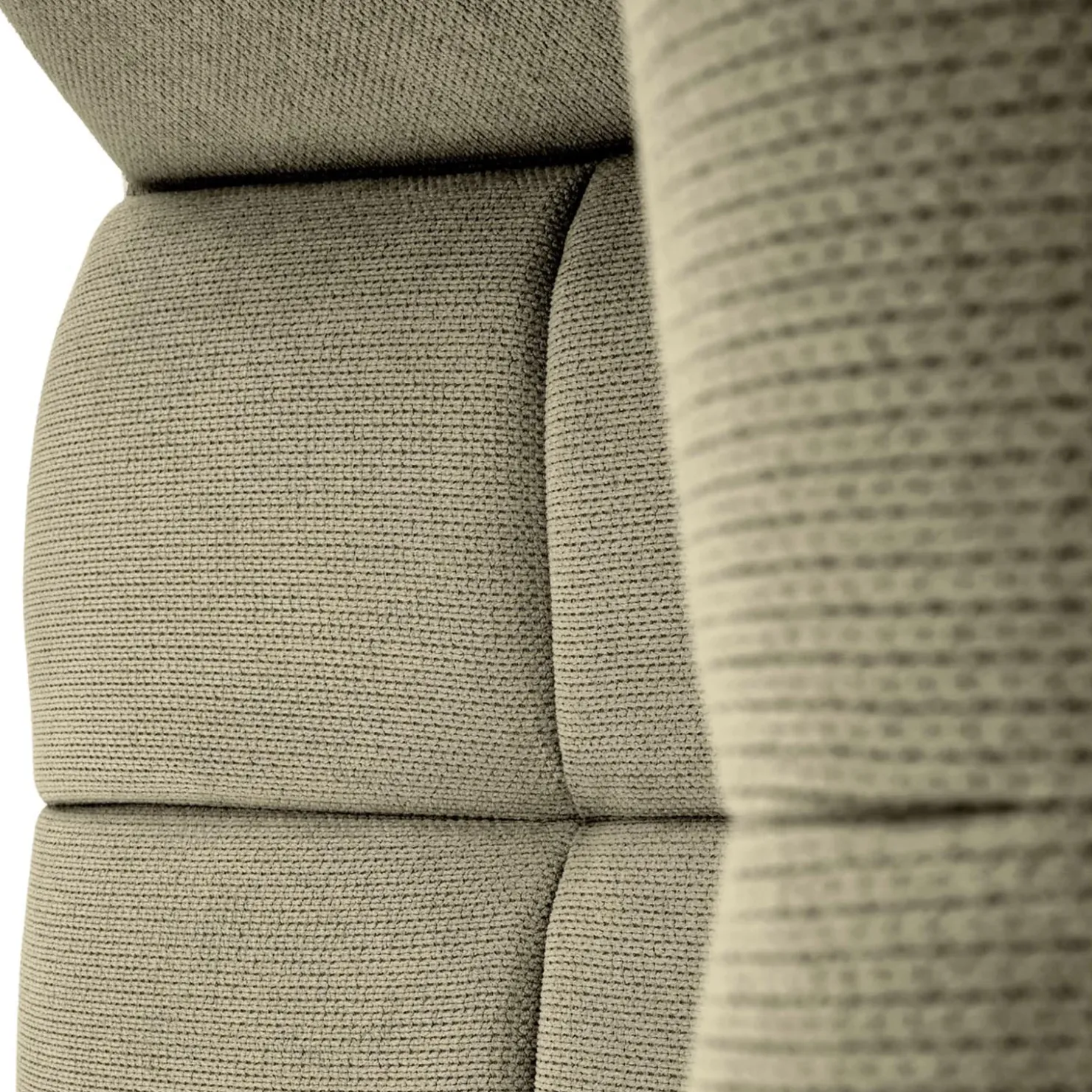 Garnero Arredamenti Poltrona imbottita in tessuto oliva nero Snooz Verde Best