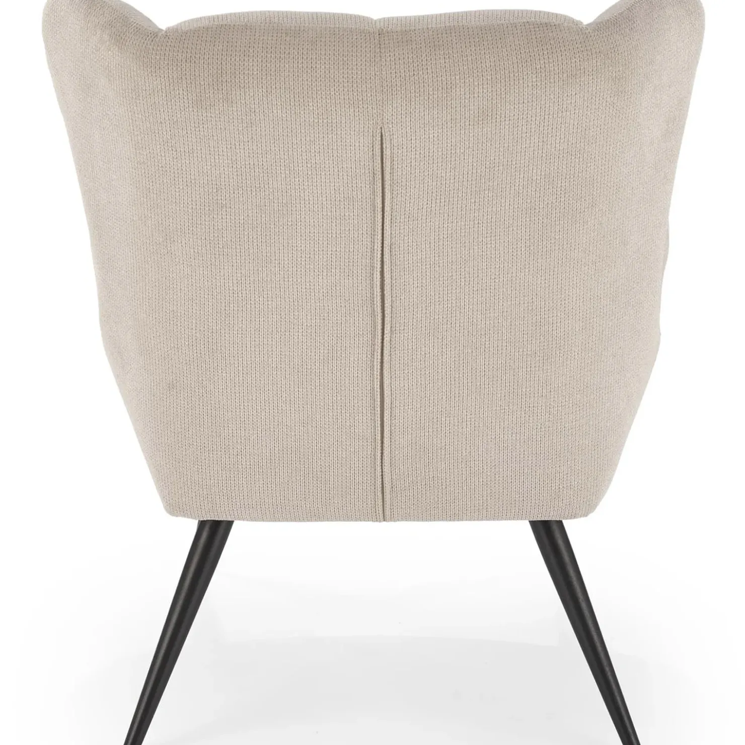 Garnero Arredamenti Poltrona imbottita in tessuto nero Snooz Beige