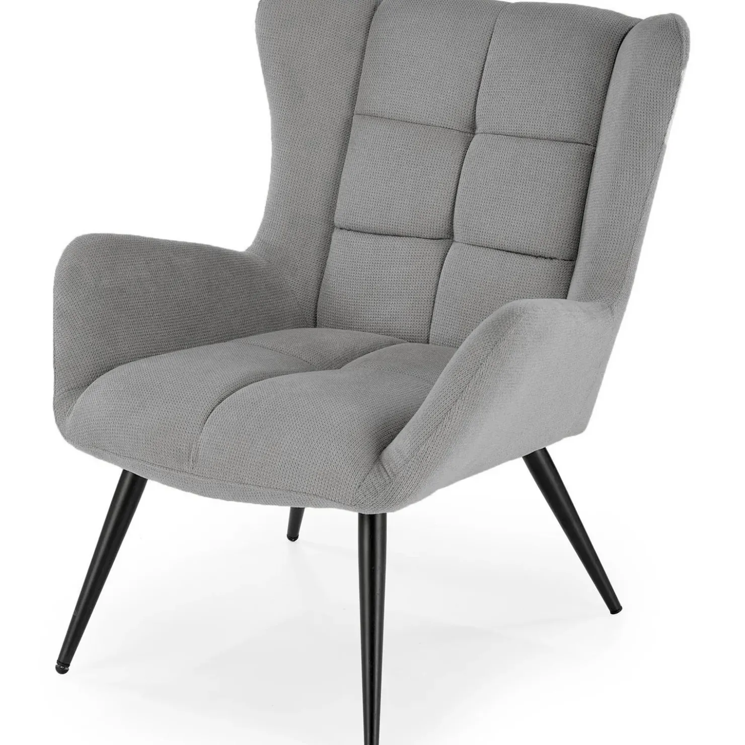 Garnero Arredamenti Poltrona imbottita in tessuto nero Snooz Grigio Best