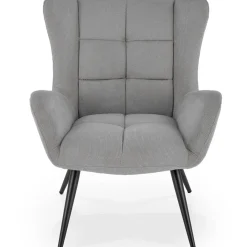 Garnero Arredamenti Poltrona imbottita in tessuto nero Snooz Grigio Best