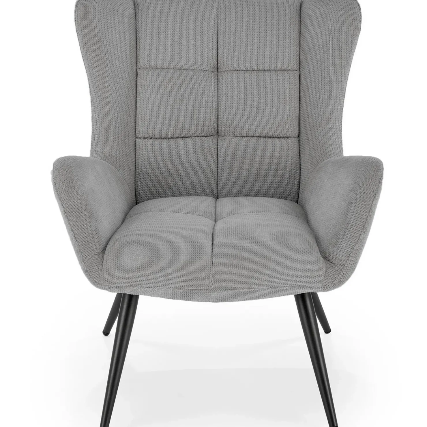 Garnero Arredamenti Poltrona imbottita in tessuto nero Snooz Grigio Best