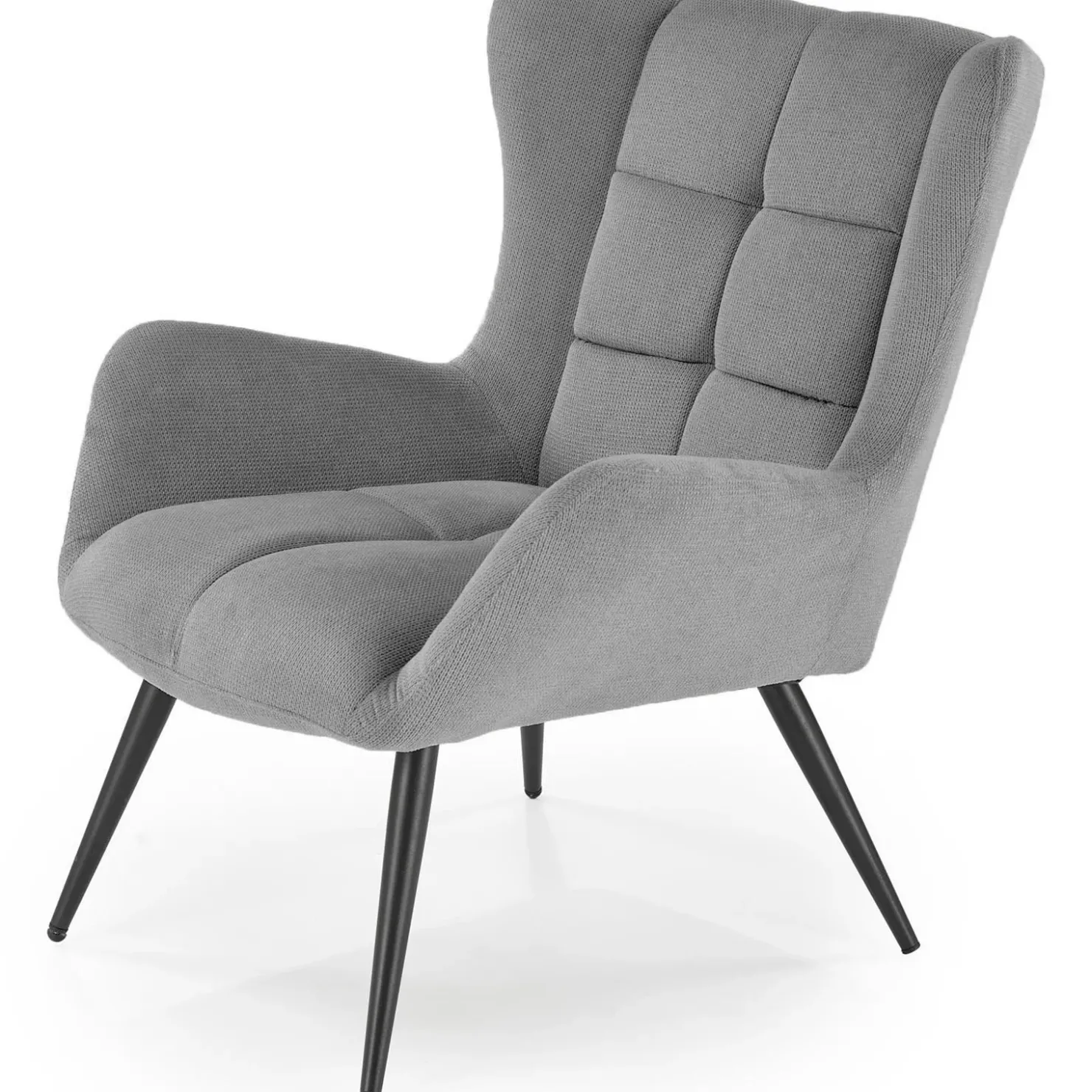 Garnero Arredamenti Poltrona imbottita in tessuto nero Snooz Grigio Best